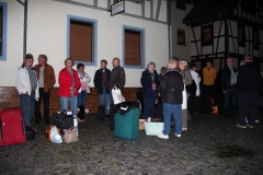 Abfahrt im Dunkeln