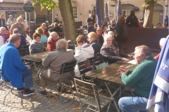 Biergarten-Feeling Ende Oktober 2018